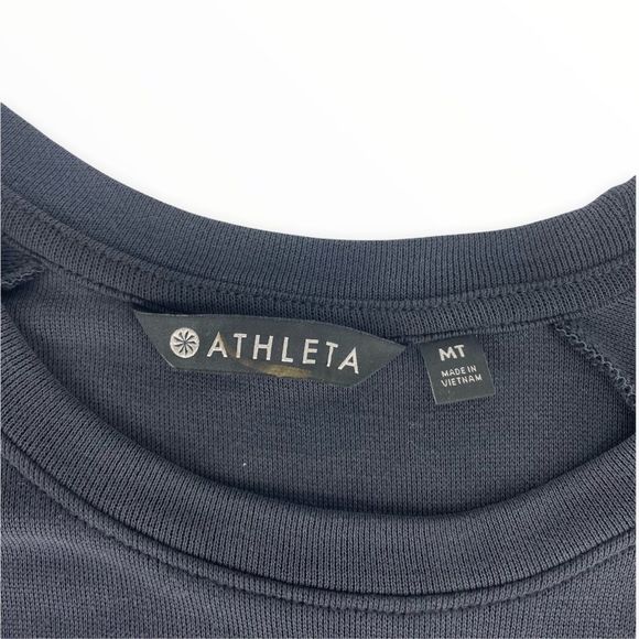 Athleta Serenity Criss Cross Sweatshirt Sz MT - Picture 3 of 6
